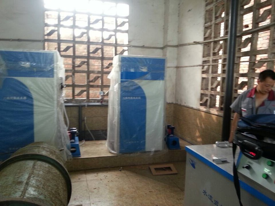 歐泰華二氧化氯發生器安裝現場